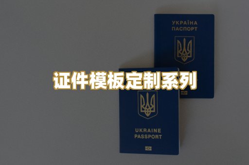 证件模板定制系列